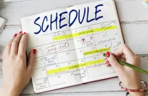 Planning with physical diaries and calendars is still popular