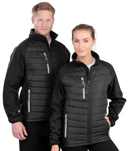 Padded softshell gilets