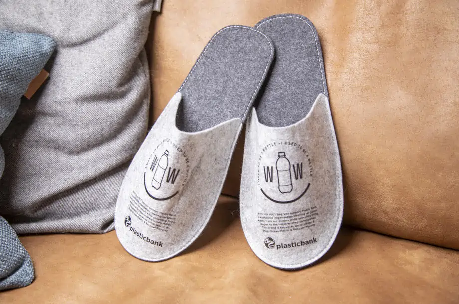 RPET felt indoor slippers